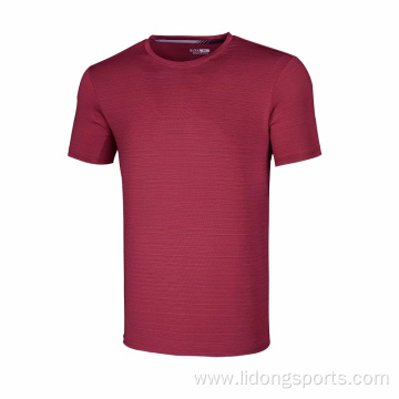 Summer Customize Solid Color Short Sleeve Mens T-shirt